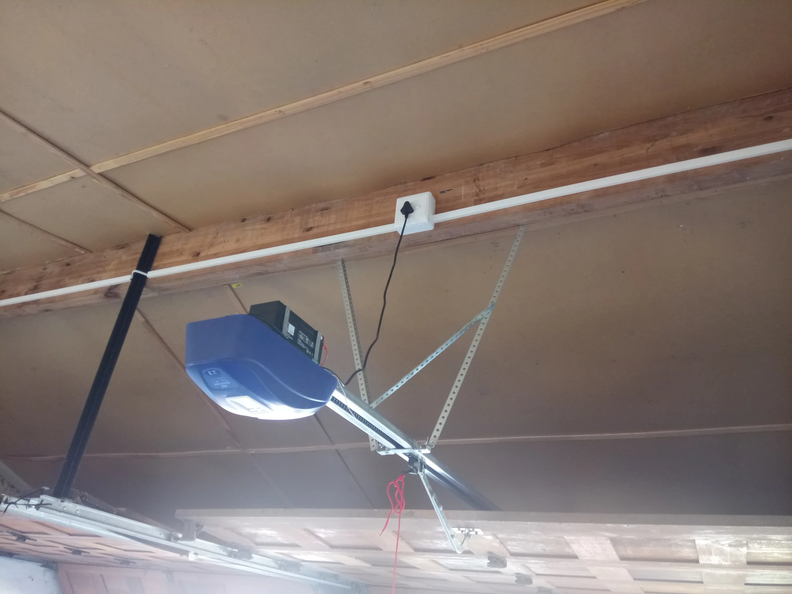 ET DC Blue Advanced garage door motor installed
